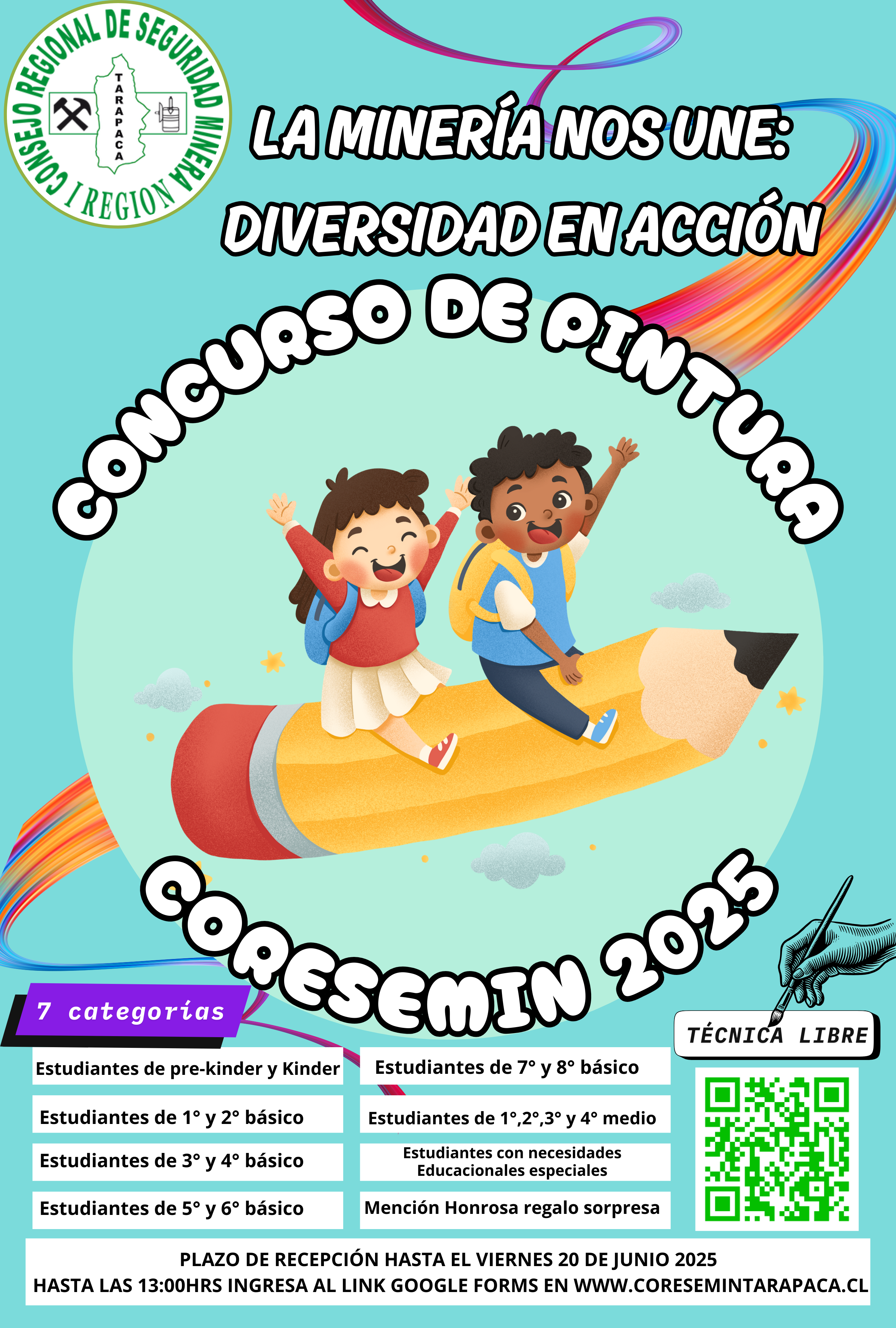 ¡Comienza el Concurso de Pintura 2025 del CORESEMIN Tarapacá!